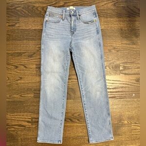 Madewell Mid-Rise Stovepipe Jeans (Abell Wash)